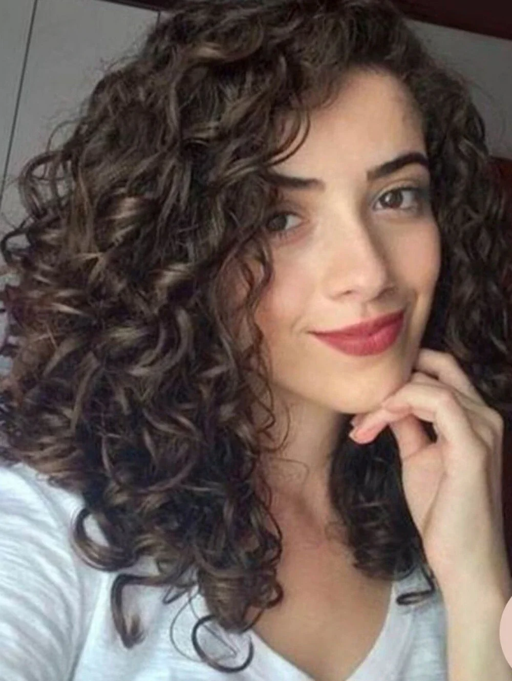 Natural Deep Brown Curly Women’s Hairpiece- 100% Human Hair - idefinewig
